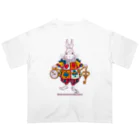 中島みなみのAlice White Rabbit アリスの白ウサギ オーバーサイズTシャツ