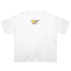 まめるりはことりのオカメインコ　レキ【まめるりはことり】 オーバーサイズTシャツ