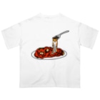 キノフシの店のナポリタンにまざりいぬ Oversized T-Shirt
