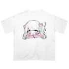 ねこねこ♥shopの死ぬまで愛してね♡おんなのこ オーバーサイズTシャツ