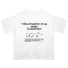 U Libraryの3,4‐メチレンジオキシメタンフェタミンMDMA(衛生学) オーバーサイズTシャツ