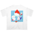 おやすみ世界のおやよサマー Oversized T-Shirt