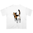 Riotoのねこけつ（三毛猫） オーバーサイズTシャツ