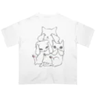 やとりえ-yatorie-の３にゃいねこ Oversized T-Shirt