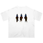 yuriekonoのフランス・パリの騎馬隊 Oversized T-Shirt