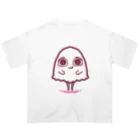 Ri0のいたずらおばけちゃん(ぴんく) オーバーサイズTシャツ