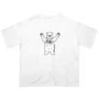 Draw freelyのフリーハグベアー Oversized T-Shirt