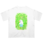Lily bird（リリーバード）の豆苗まみれのセキセイちゃん Oversized T-Shirt