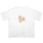 Draw freelyのおでん　ちくわぶ Oversized T-Shirt