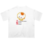 Draw freelyのTKG とんでもなくかわいいご飯 オーバーサイズTシャツ