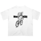 nidan-illustrationの"Wind Jockey" オーバーサイズTシャツ