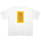 鳴くよメジロのバグキョンシー オーバーサイズTシャツ