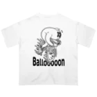 nidan-illustrationの"Ballooooon" #1 オーバーサイズTシャツ