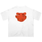 Draw freelyのべたっと　めんだこくん オーバーサイズTシャツ