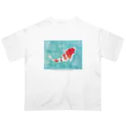 ホームタウンスター　Hometown Star の鯉の旅立ち　Carp's Departure オーバーサイズTシャツ