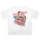 イラスト MONYAAT のHEY YOU!*釣れたかもA* オーバーサイズTシャツ