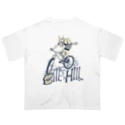 nidan-illustrationの"BITE the HILL" オーバーサイズTシャツ