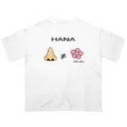 Draw freelyのHANA オーバーサイズTシャツ