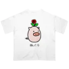 脂身通信Ｚの豚バラ Oversized T-Shirt