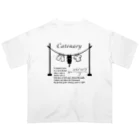 huroshikiのカテナリー曲線 Catenary オーバーサイズTシャツ