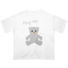 cocoartの雑貨屋さんの【Hug me】（白くま） オーバーサイズTシャツ