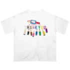 イラスト MONYAAT のCT155　ちびた色鉛筆*B Oversized T-Shirt
