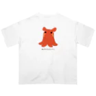 Draw freelyのめんだこさんウインナー オーバーサイズTシャツ