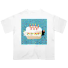 たかどのみこと🕊のケーキ！ オーバーサイズTシャツ