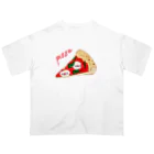 Draw freelyのピザ オーバーサイズTシャツ