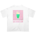 USAGI DESIGN -emi-のうさクリームソーダ オーバーサイズTシャツ