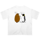 Draw freelyの王様ペンギン Oversized T-Shirt