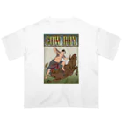 nidan-illustrationの"cow boy"(武者絵) #1 オーバーサイズTシャツ