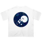 甘漏り屋の宇宙遊泳ビション オーバーサイズTシャツ