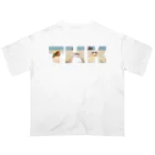 fragmentsのハイビスカス オーバーサイズTシャツ