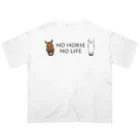 SHOP HAPPY HORSES（馬グッズ）のスピプーロゴ Oversized T-Shirt