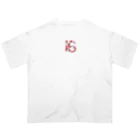 カラフルマルシェのフラワー数字シリーズ「16」 Oversized T-Shirt