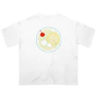 めるしのレモンスカッシュの平面図 オーバーサイズTシャツ