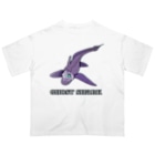 LalaHangeulのGhost Shark Oversized T-Shirt