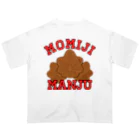 ヘンテコデザイン専門店　SYUNLABOのMOMIJI MANJU Oversized T-Shirt