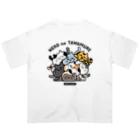 mincruのねこのたわむれ オーバーサイズTシャツ