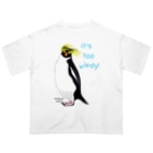 LalaHangeulのRockhopper penguin　(イワトビペンギン) Oversized T-Shirt