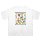 のんつ屋の花畑デラックス（茶枠） Oversized T-Shirt