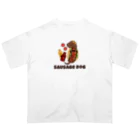 Andiamoのソーセージドッグ オーバーサイズTシャツ