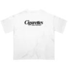 “CRIBAHOLIC” の“Cigarettes and coffee” Oversized T-Shirt