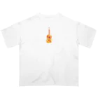 yumiのギター(orange) オーバーサイズTシャツ