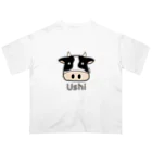 MrKShirtsのUshi (牛) 色デザイン オーバーサイズTシャツ