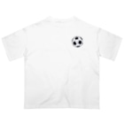 kg_shopの[☆両面] ワールドカップ【視力検査表パロディ】 Oversized T-Shirt