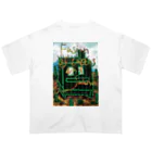 AkironBoy's_Shopのサボテンとサウナの融合 (Fusion of cactns and Sauna) Oversized T-Shirt