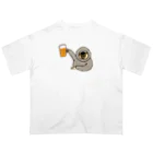 ＋Whimsyのなまけものビール Oversized T-Shirt