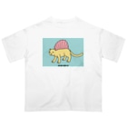 泥と暮らしのネコトロドン（カラーA） Oversized T-Shirt